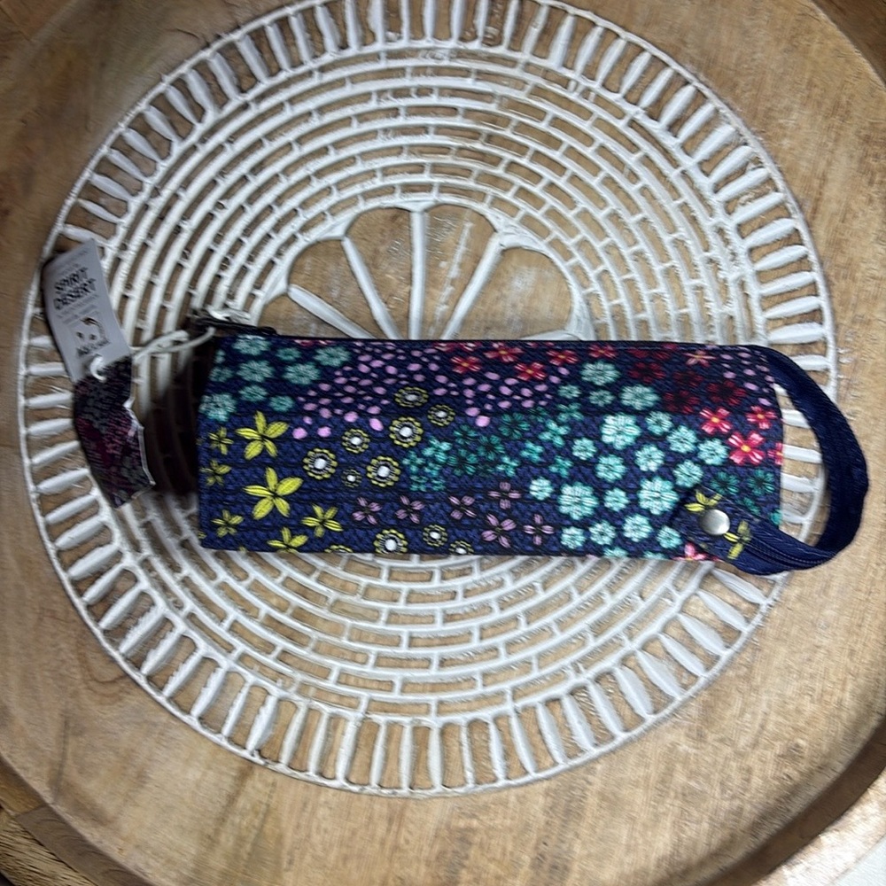 Sakroots Fleetwood Flower Power Pencil Makeup Glasses Case